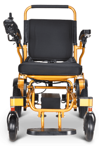Fold and Travel Electric Wheelchair Electric Wheelchair with Remote Control Transport Folding Air Travel Power Wheelchair 19" Wide Seat