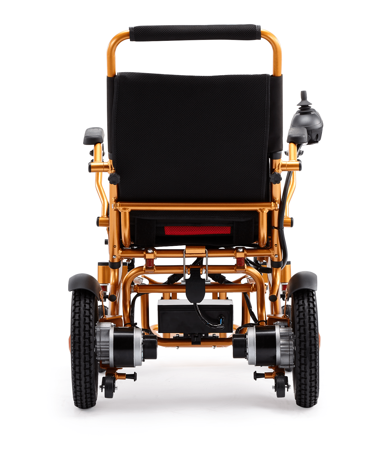 Fold and Travel Electric Wheelchair Electric Wheelchair with Remote Control Transport Folding Air Travel Power Wheelchair 19" Wide Seat