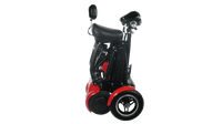 Fold & Travel Mobility Mobility Scooter Electric Mobility Scooter Cruiser City Hopper 3 Wheel 4 Wheel Scooter Medical ( RED )