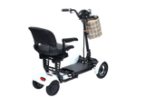 Foldable Mobility Scooter Cruiser City Hopper 4 Wheel Scooter Medical Mobility Big Seat ( WHITE )