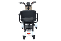 Fold & Travel Mobility Mobility Scooter Foldable Mobility Scooter Cruiser City Hopper 4 Wheel Scooter Medical Mobility Big Seat ( WHITE )