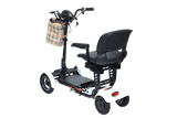 Foldable Mobility Scooter Cruiser City Hopper 4 Wheel Scooter Medical Mobility Big Seat ( WHITE )