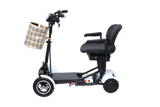 Foldable Mobility Scooter Cruiser City Hopper 4 Wheel Scooter Medical Mobility Big Seat ( WHITE )