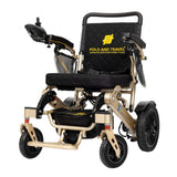 Fold And Travel Auto Folding Electric Wheelchair Power Wheel Chair GOLD