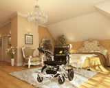 Fold And Travel Auto Folding Electric Wheelchair Power Wheel Chair GOLD