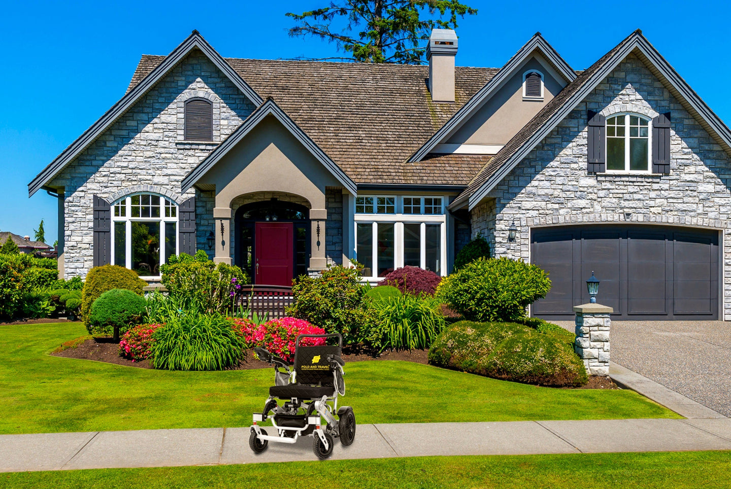 Fold and Travel Electric Wheelchair Fold And Travel Auto Folding Electric Wheelchair Power Wheel Chair BLACK