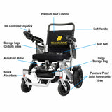 Fold And Travel Auto Folding Electric Wheelchair Power Wheel Chair GOLD