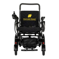 Fold & Travel Mobility Electric Wheelchair Premium Remote Control Electric Wheelchair Power Wheel chair BLACK