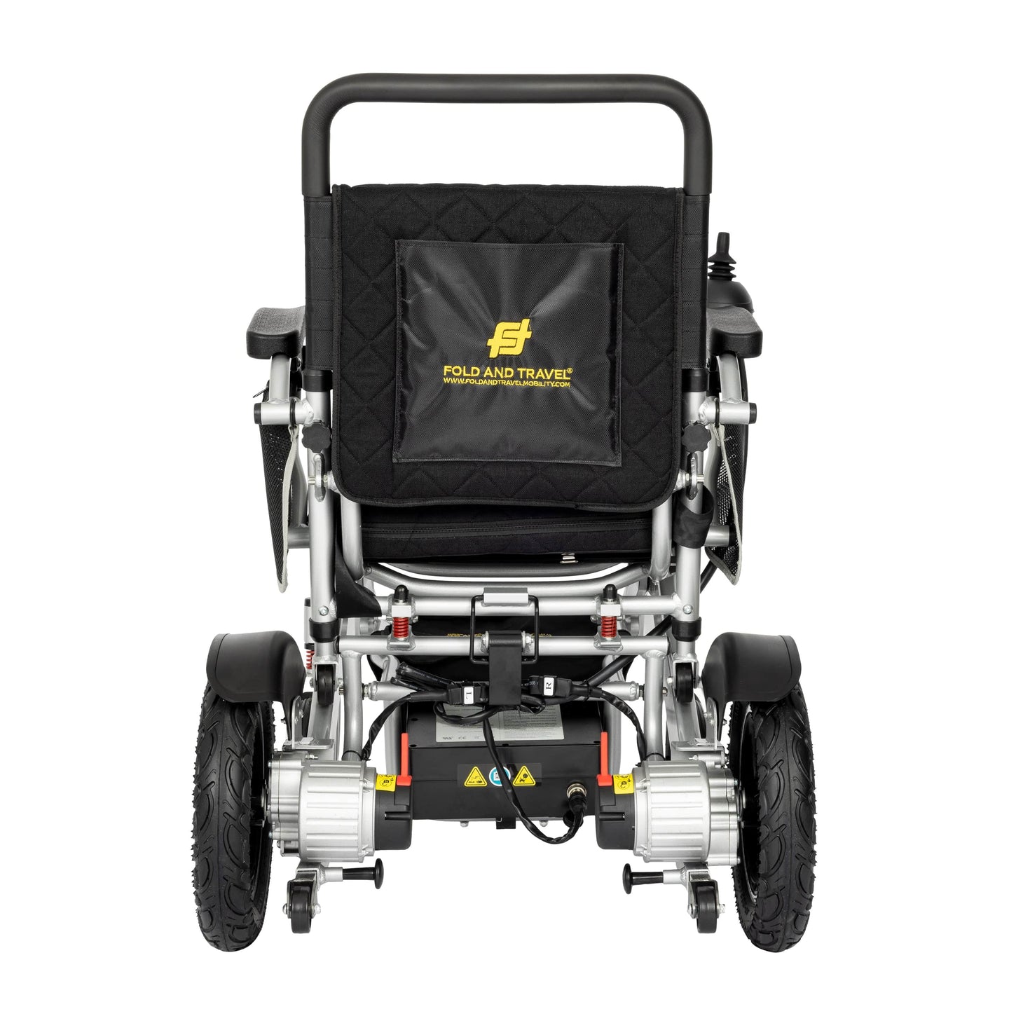 Fold & Travel Mobility Electric Wheelchair Premium Remote Control Electric Wheelchair Power Wheel chair SILVER