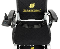Fold and Travel Electric Wheelchair Fold And Travel Auto Recline Electric Wheelchair Lightweight Power Wheel Chair  GOLD