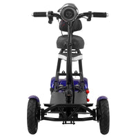 Fold & Travel Mobility Mobility Scooter Electric Mobility Scooter Cruiser City Hopper 3 Wheel 4 Wheel Scooter Medical ( BLUE )