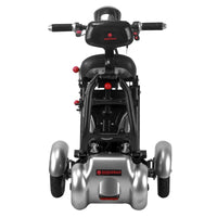 Fold & Travel Mobility Mobility Scooter Electric Mobility Scooter Cruiser City Hopper 3 Wheel 4 Wheel Scooter Medical ( SILVER )