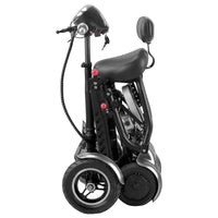 Fold & Travel Mobility Mobility Scooter Electric Mobility Scooter Cruiser City Hopper 3 Wheel 4 Wheel Scooter Medical ( SILVER )