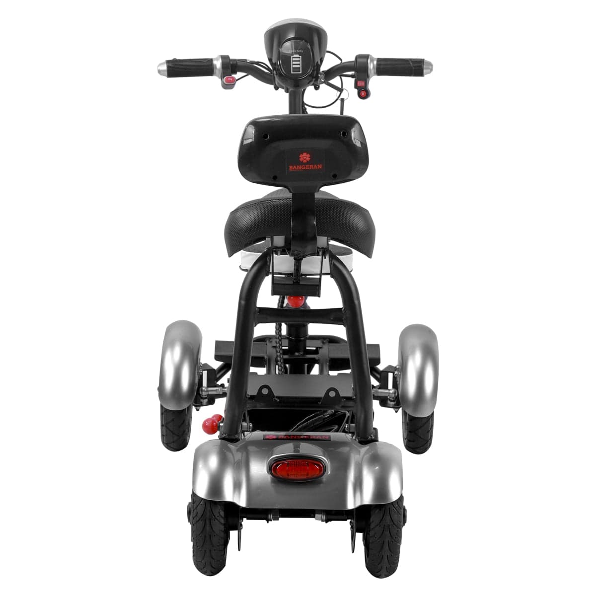 Fold & Travel Mobility Mobility Scooter Electric Mobility Scooter Cruiser City Hopper 3 Wheel 4 Wheel Scooter Medical ( SILVER )