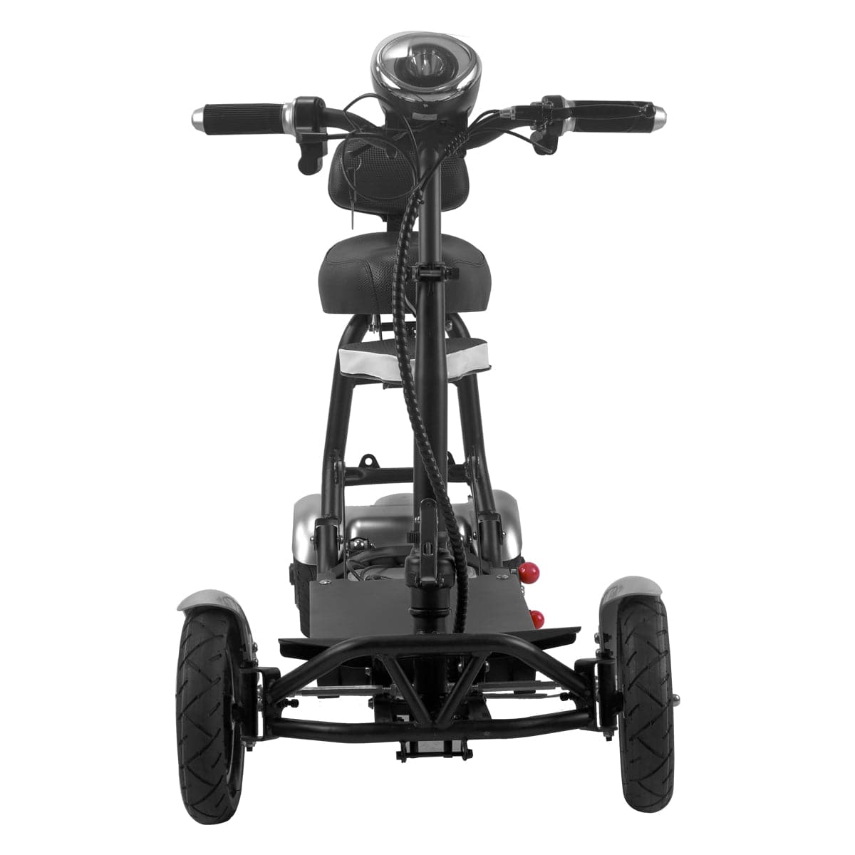 Fold & Travel Mobility Mobility Scooter Electric Mobility Scooter Cruiser City Hopper 3 Wheel 4 Wheel Scooter Medical ( SILVER )