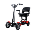 Fold & Travel Mobility Mobility Scooter RED Foldable Mobility Scooter Cruiser City Hopper 4 Wheel Scooter Medical Mobility Big Seat ( RED )